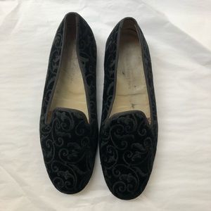 Stubbs & Wooton Men’s Black Velvet size 11